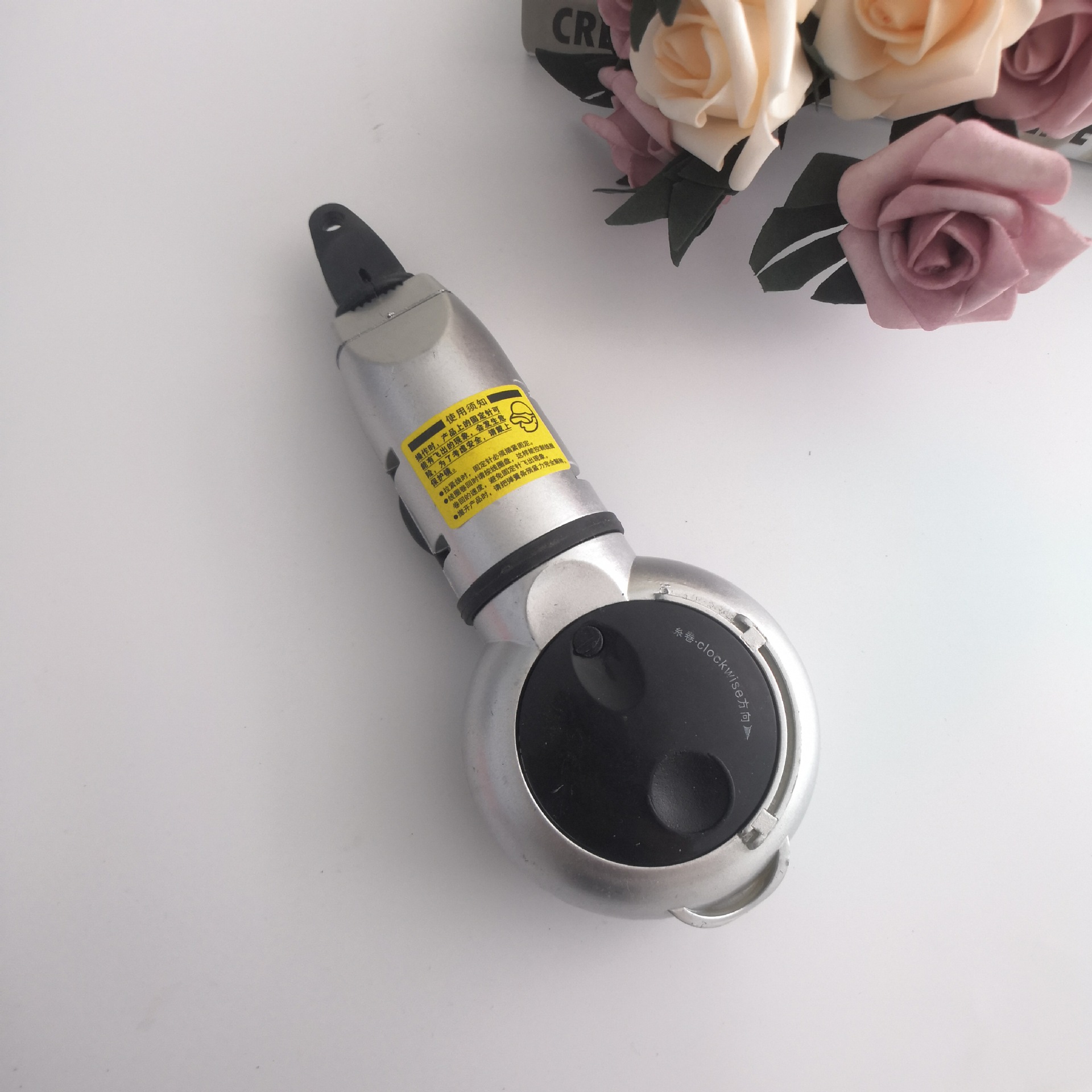 厂家批发自动墨斗密闭式便携式木工打画划弹线器弹线工具线长7.5m