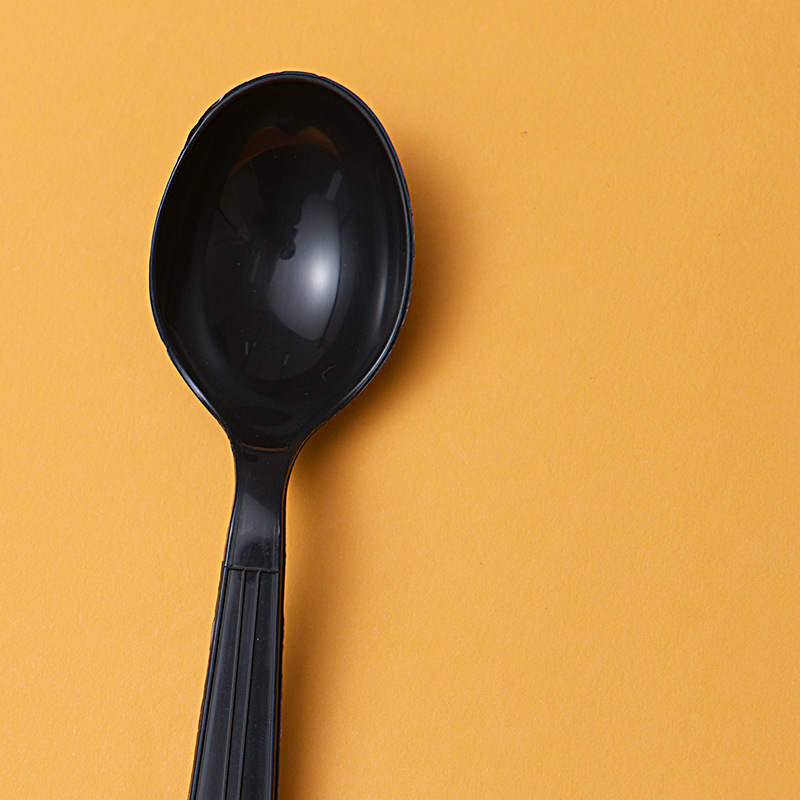 厂家批发一次性勺子 加厚塑料便当勺 外卖打包勺独立包装|ms