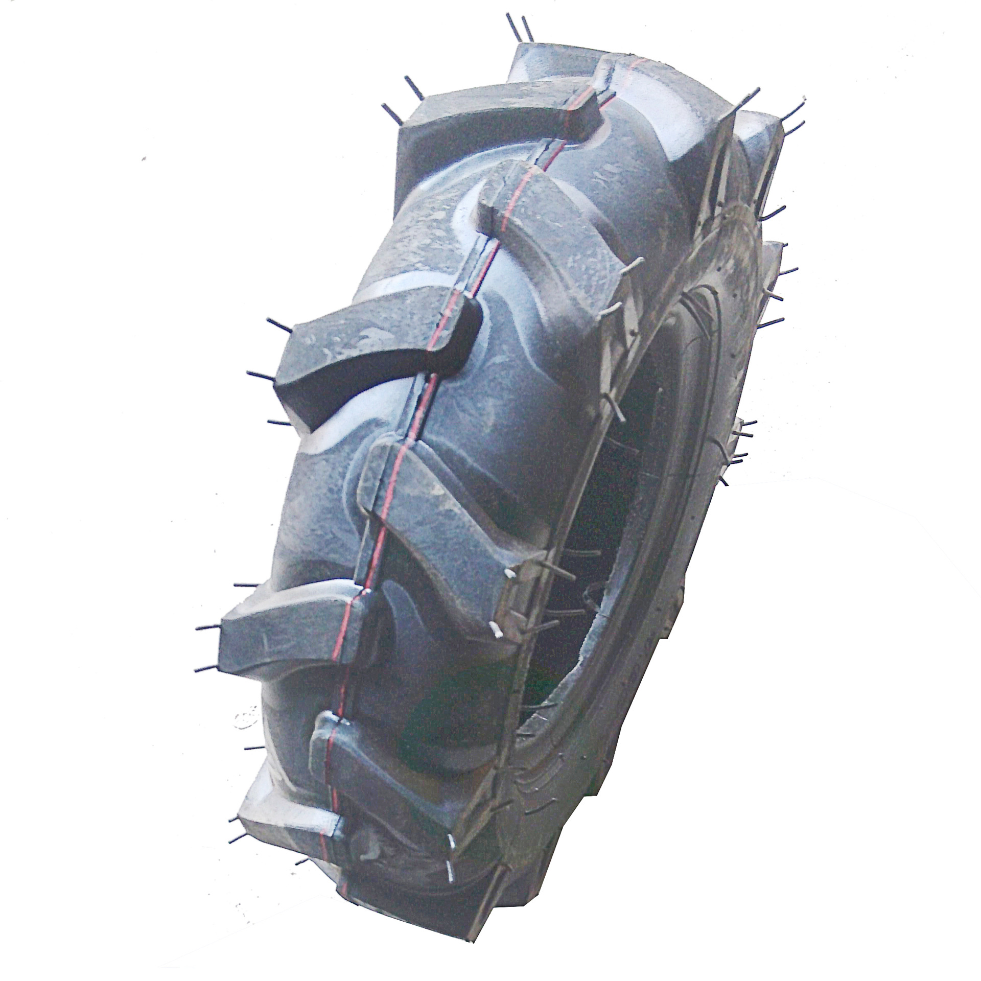 厂家直销4.00-8 农用微耕机轮胎 人字花纹小型拖拉机轮胎三包