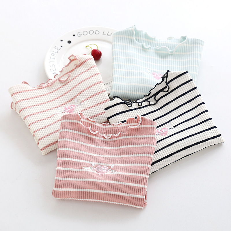 女童打底衫韩版套头上衣2020春秋新款儿童针织衫宝宝T桖中大童装|ms