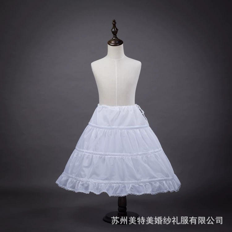 Детская юбка для выступлений, детские три стальные подъюбники, пухлая юбка принцессы, подкладка, внешняя торговля, экспортное качество