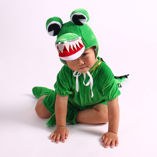 Factory direct sales of dance performance costumes for men, women and children, adult student drama short animal crocodile performance costumes