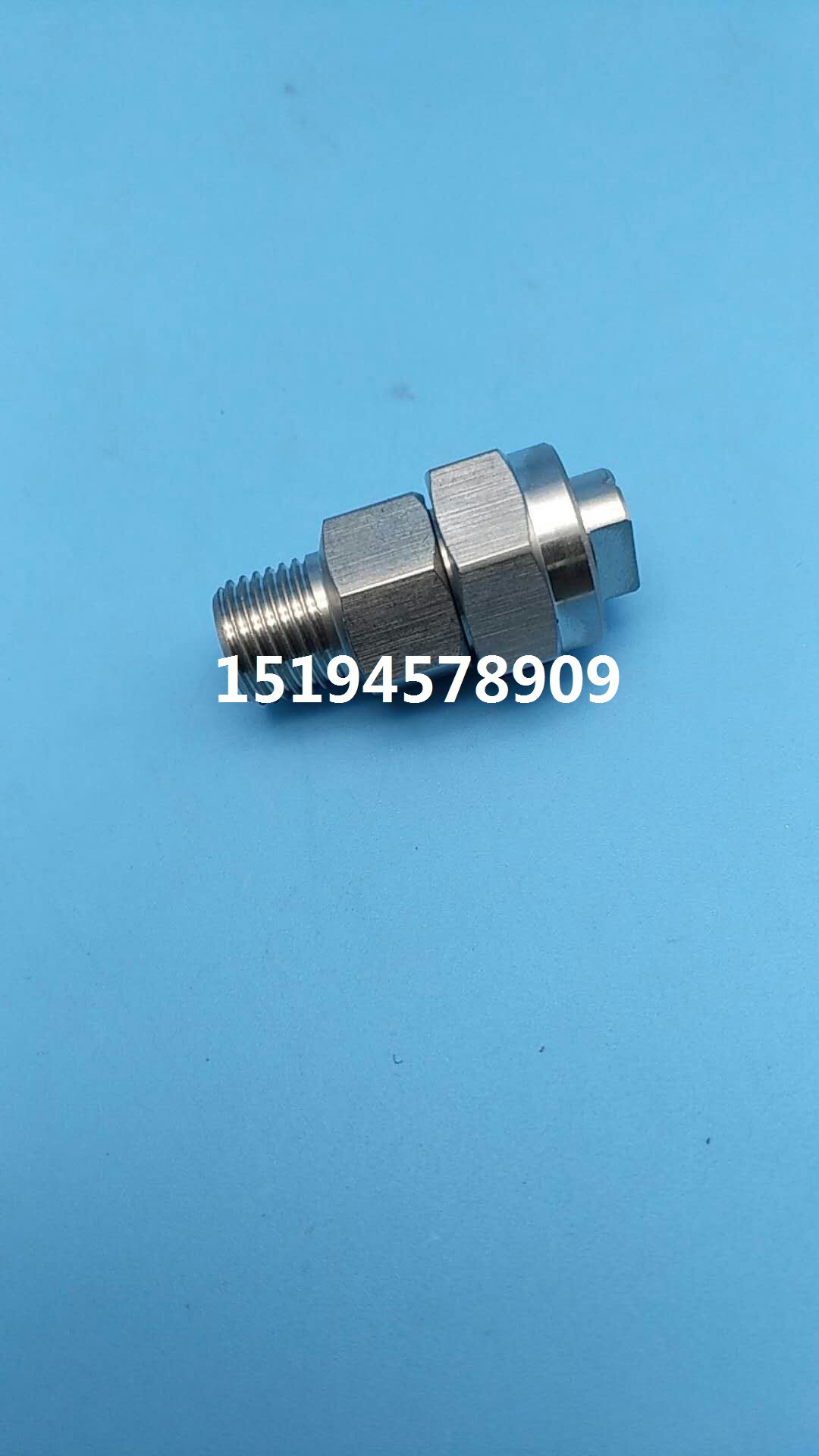 1/2三件可拆式不锈钢扇形喷嘴 工业清洗6540雾化喷头