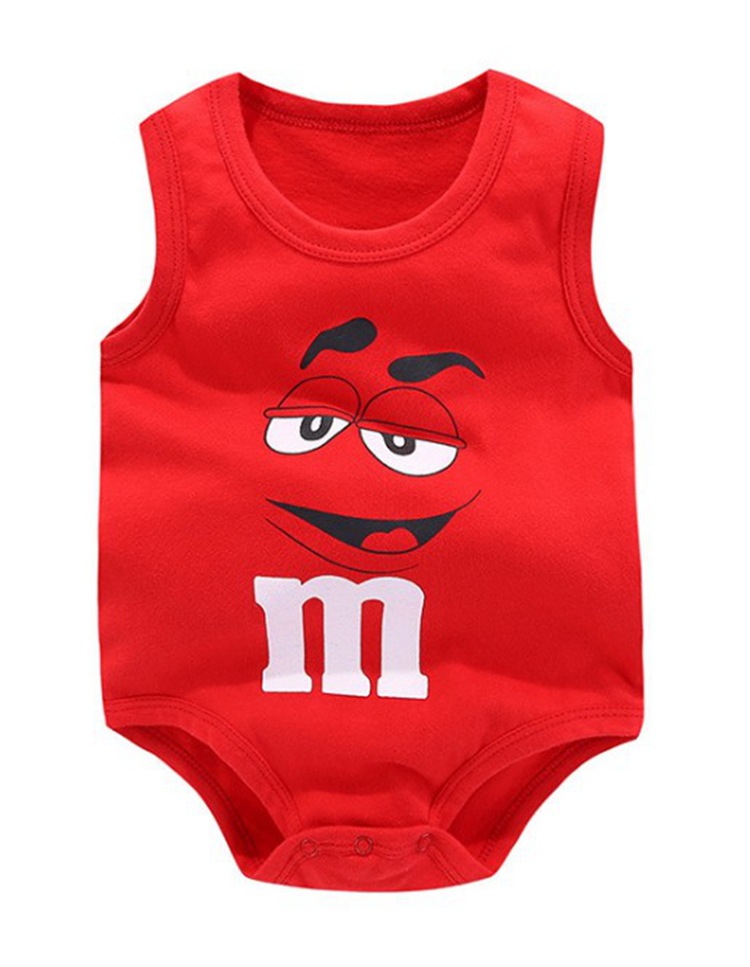 Baby suit Street vendor Children's clothing summer Thin section Sleeveless triangle Romper baby Bodysuit Climb clothes