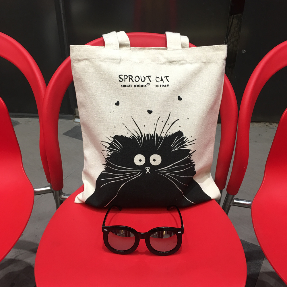 小布点卡通学生补习袋可爱单肩便携手提帆布包袋工厂直销现货批发