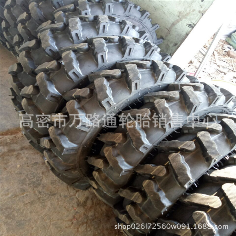 英文牌7.5/8.3-20人字花纹拖拉机农用轮胎平花半高花轮胎