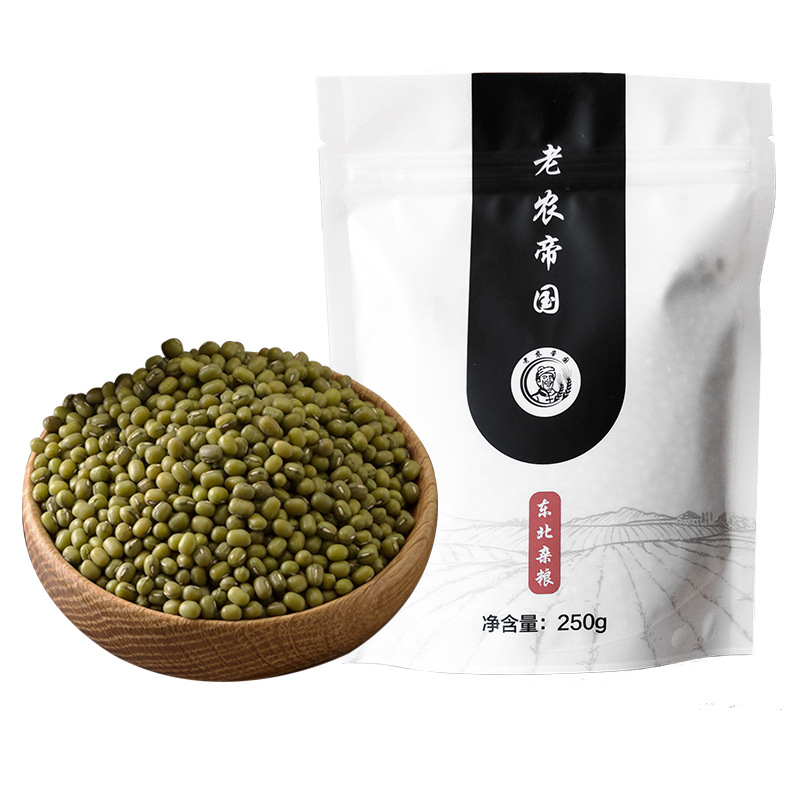 老農帝國 東北小綠豆250g 生豆芽夏天綠豆湯雜糧粥