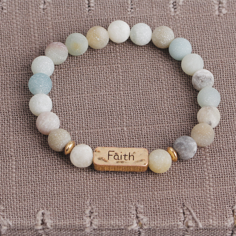 Bracelet Explosion Bracelet Énergie Naturelle Volcan Active Faith Sept-pulse Yoga Coloré Bracelet En Gros Nihaojewelry display picture 3