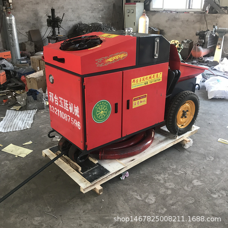 微小型混泥土构造砂浆输送泵卧式二次构造柱浇筑泵石子砂浆构造泵