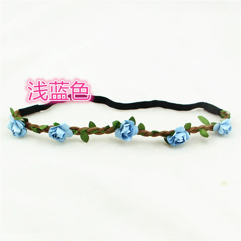 Hair accessory, beach headband for bride, Korean style, boho style, flowered