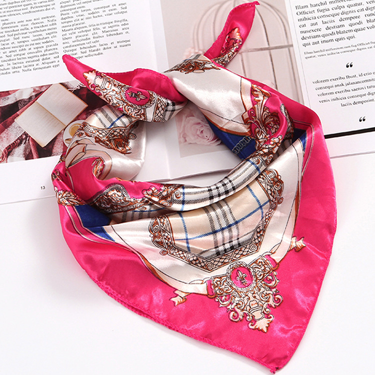 Professional Women's Square Scarf For Business & Flight Uniform_voghion.com