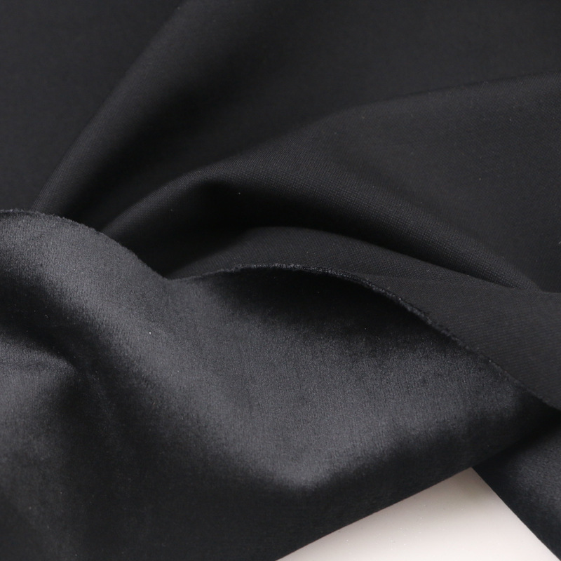 冬锦棉珠地罗马布料复合超柔加厚加绒布四面弹力针织保暖裤子面料|ru