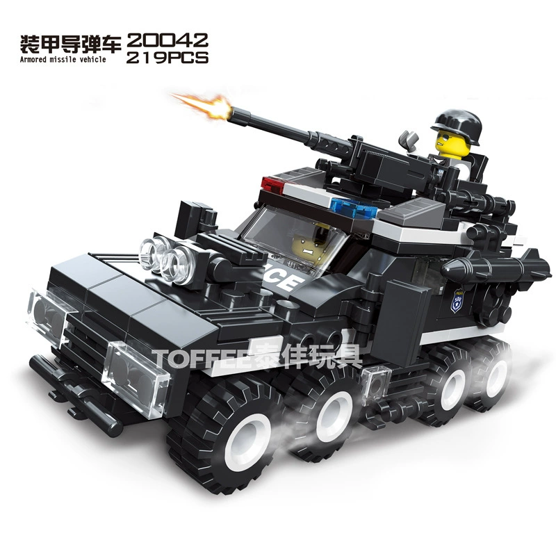 [杰星特警飞虎队系列儿童拼插益智积木男孩玩具20040-20047]