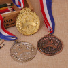Universities and Colleges sports meeting medal high quality Marathon Taekwondo Yellow Gold run medal Foreign trade Medal customized