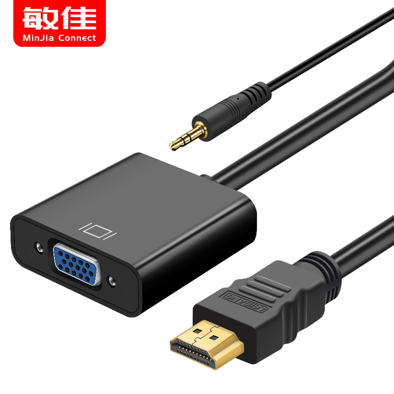 HDMI to VGA high -definition converter HDMI VGA conversion line HD…