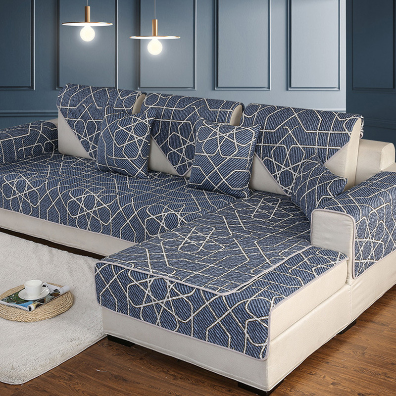 Four seasons currency Sofa cushion Countryside Fabric art Cotton Modern simplicity pure cotton non-slip All inclusive Sofa cover Sofa towel