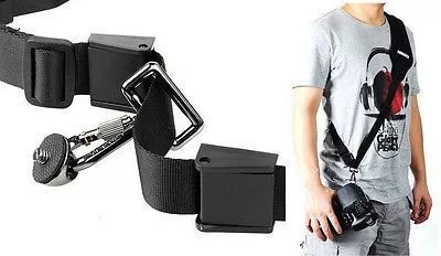 Camera, straps, suspenders