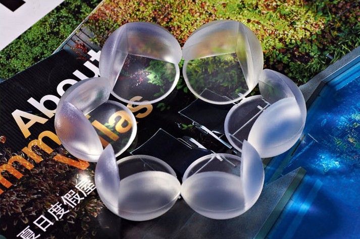 Spherical collision angle Transparent collision angle children Safety Products baby Zhuojiao Collision angle double faced adhesive tape