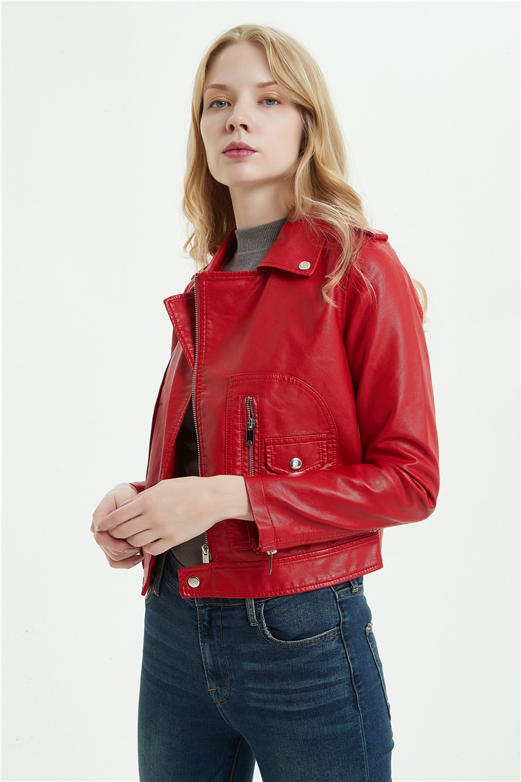 Veste en cuir femme en PU - Ref 3447605 Image 12