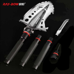 Ruibao engineer shovel multifunctional outdoor shovel folding shovel truck-mounted shovel army ordnance shovel manganese steel outdoor equipment