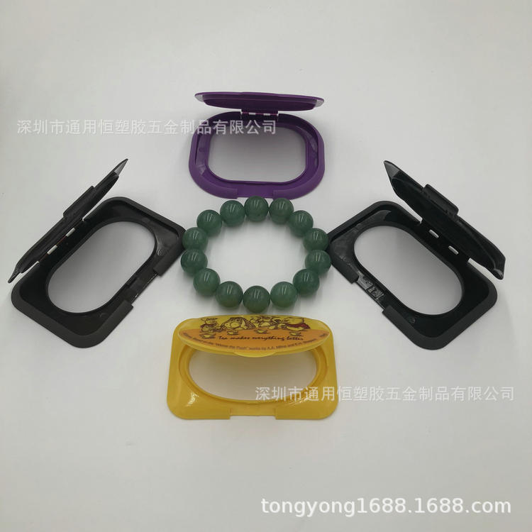 厂家供应婴幼儿童湿巾盖塑胶湿纸巾盖塑料小翻盖白色环保塑料翻盖