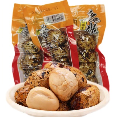 Hillbilly flavor Spiced corned egg Quail eggs leisure time snacks 4 Package about 40g Quail eggs