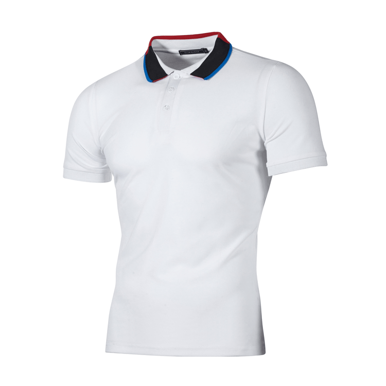 Neues minimalistisch gestreiftes Herren-POLO-T-Shirt mit farbenfrohem Rippendesign und kurzen Ärmeln (2)_voghion.com