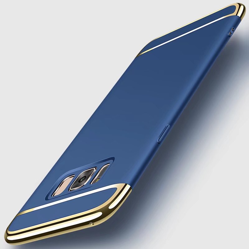 For Samsung A71 mobile phone case NOTE20 three-stage plating three-in-one protective case A50 all-inclusive matte PC case For Samsung A71 mobile phone case NOTE20 three-stage plating three-in-one protective case A50 all-inclusive matte PC case