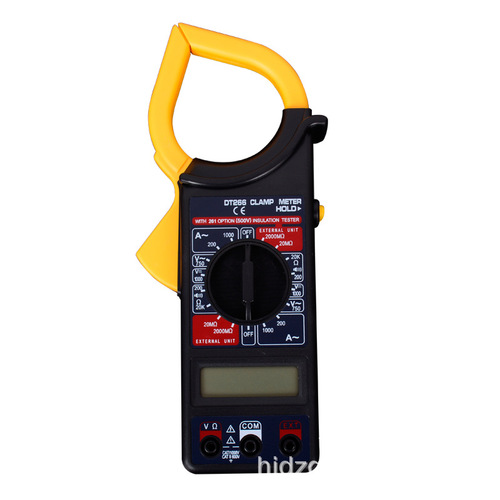 Multifunction Digital Display High-Precision Voltage and Current Meter Handheld DT266 Clamping Digital Multimeter