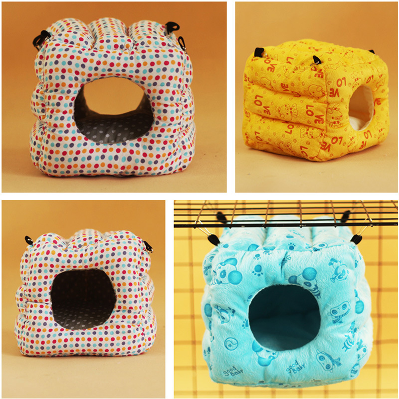 鹦鹉棉窩龍貓棉窩魔王松鼠荷蘭豬窩土撥鼠兔子貂小寵棉窩可懸挂