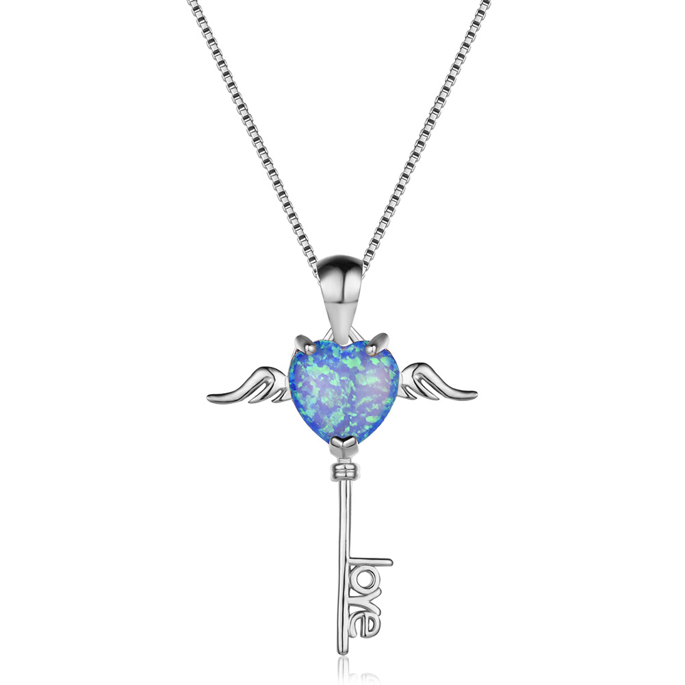 S925 Sterling Silver Angel Necklace