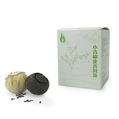 潭江号  原产地直发 陈年普洱 新会小青柑普洱茶110g/8颗/盒/