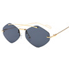 Retro fashionable sunglasses, glasses solar-powered, 2023, European style