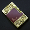 Langsheng Wheel lighter metal gold -colored silver square square side -in -side steel sound sand wheel Ming fire lighter