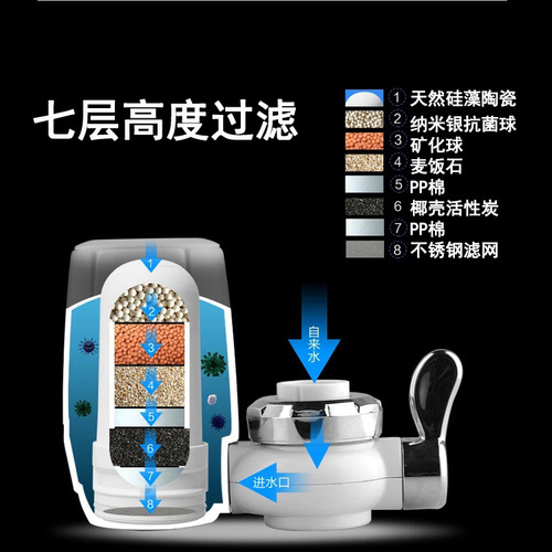 Factory direct supply ZSW-010 diatom mud ceramic filter element seven-layer precision filtration to remove sediment and rust manufacturer wholesale