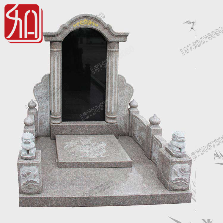 内蒙古巴彦淖尔墓碑 厂家直销 惠安墓碑制作 山西黑石雕墓碑|ms