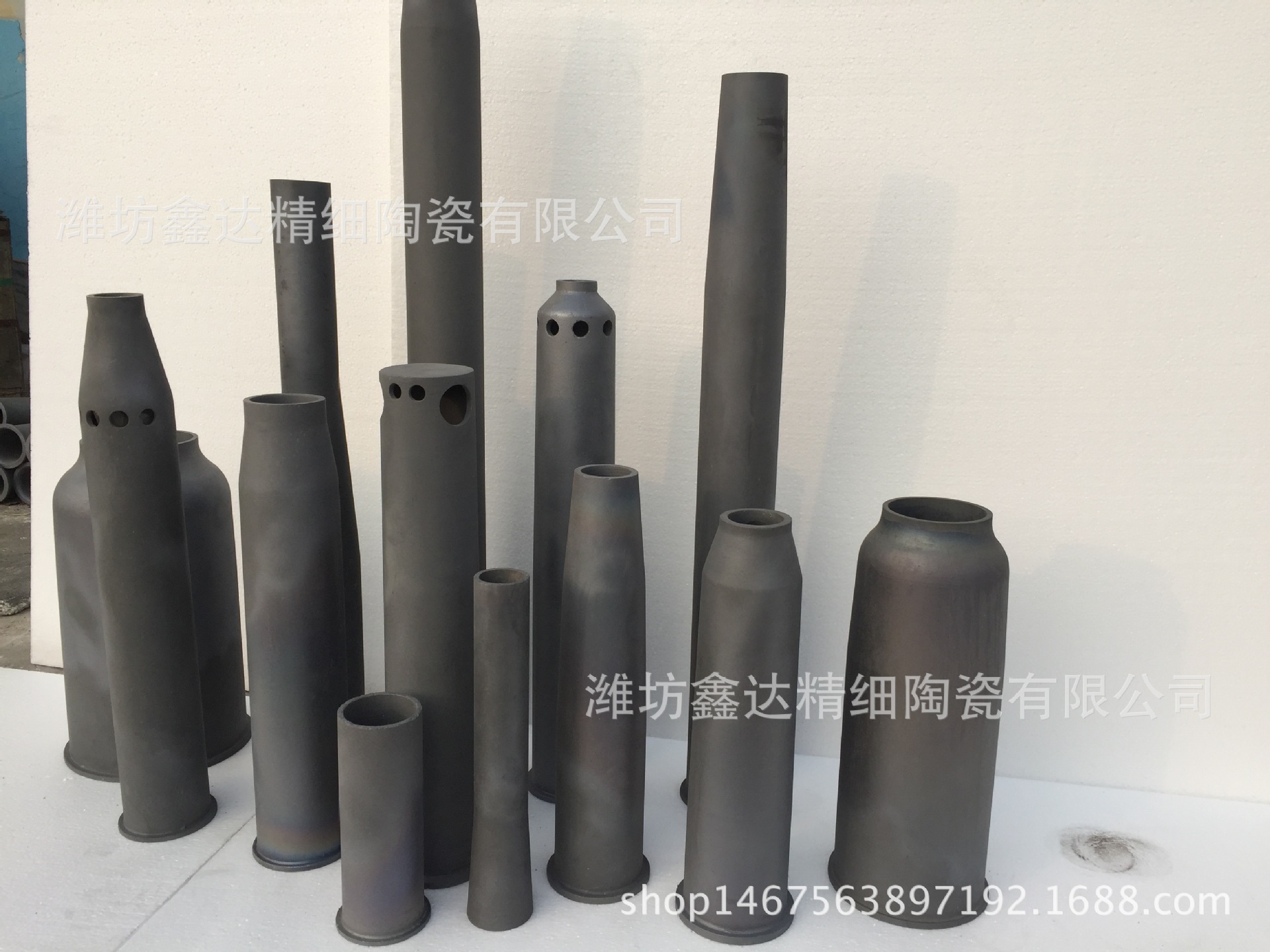 反应烧结碳化硅喷火嘴烧嘴套，碳化硅喷火嘴，碳化硅烧嘴套