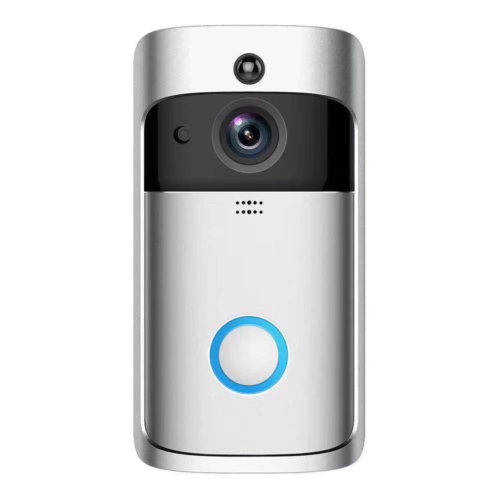 跨境专供无线可视智能门铃对讲wifi手机远程报警低功耗监控摄像头|ms