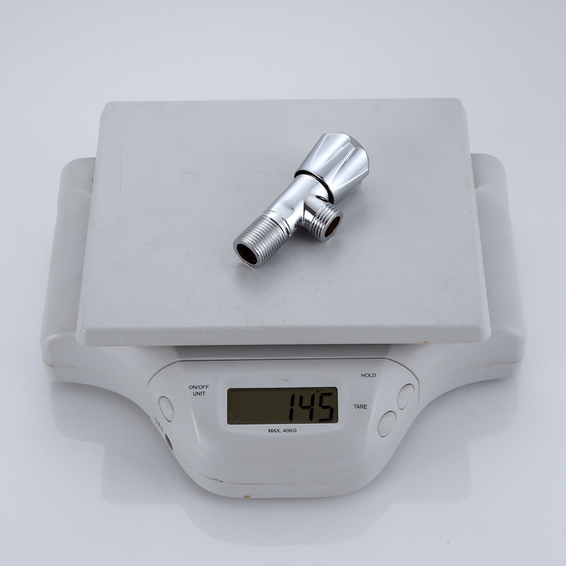 Triangular Valve Bathroom Accessories Water Valve Switch Hot and Cold Water Thickeneded Angle Valve Diamond Wheel Toilet Tank Switch