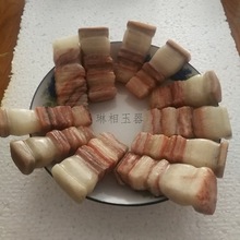 肉石猪肉石把件腊肉红烧肉五花肉家居装饰摆件大量批发