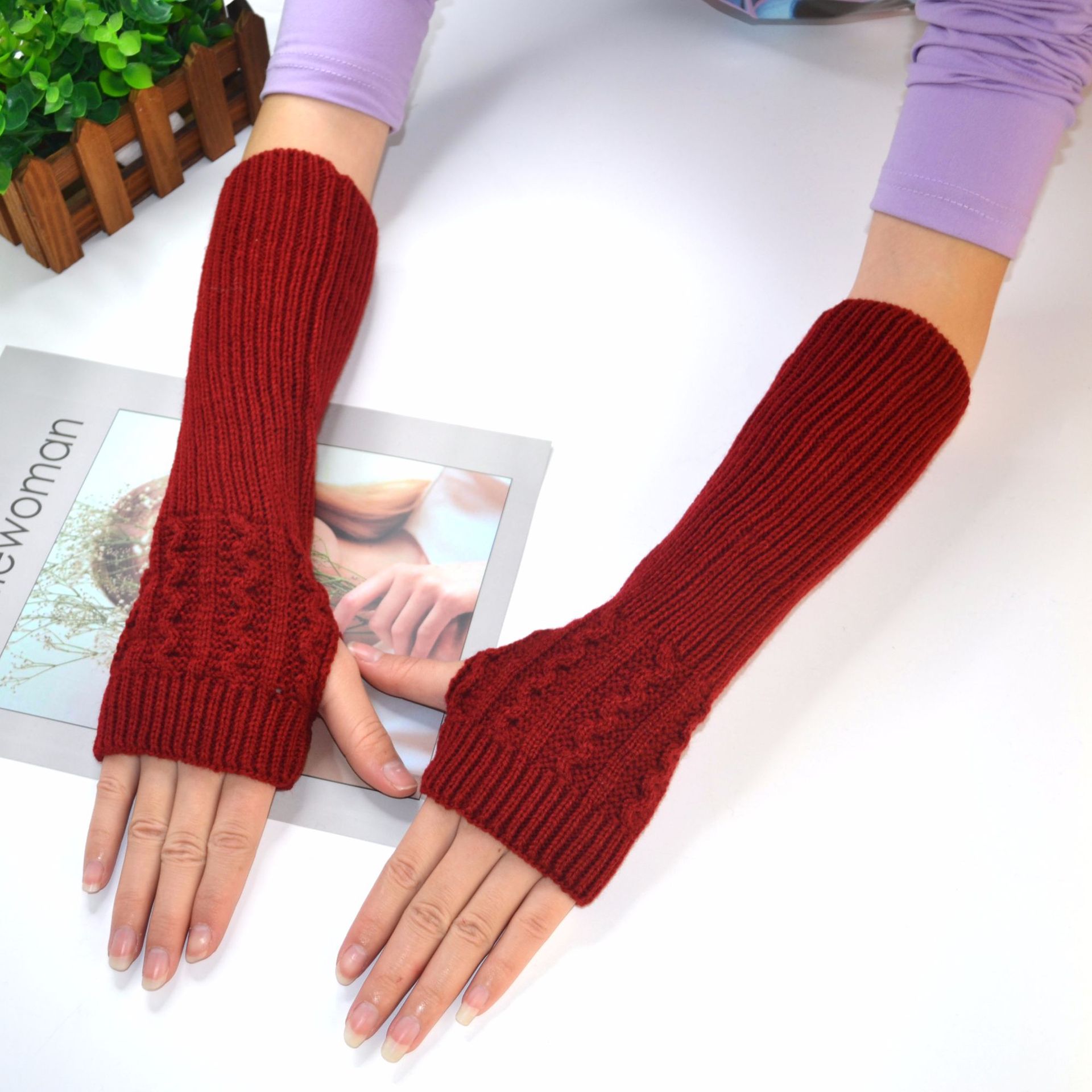 绑带菱形库存袖套114