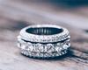 Zirconium, ring with stone, diamond jewelry natural stone, European style, diamond encrusted, wholesale