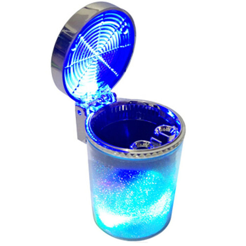 Car colorful ashtray LED glare ashtray car air outlet multi-functional cup holder air outlet ashtray HT068
