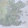 Glassless micro beads transparent white 161# AB fantasy nail bead craftsmanship Christmas glass beads