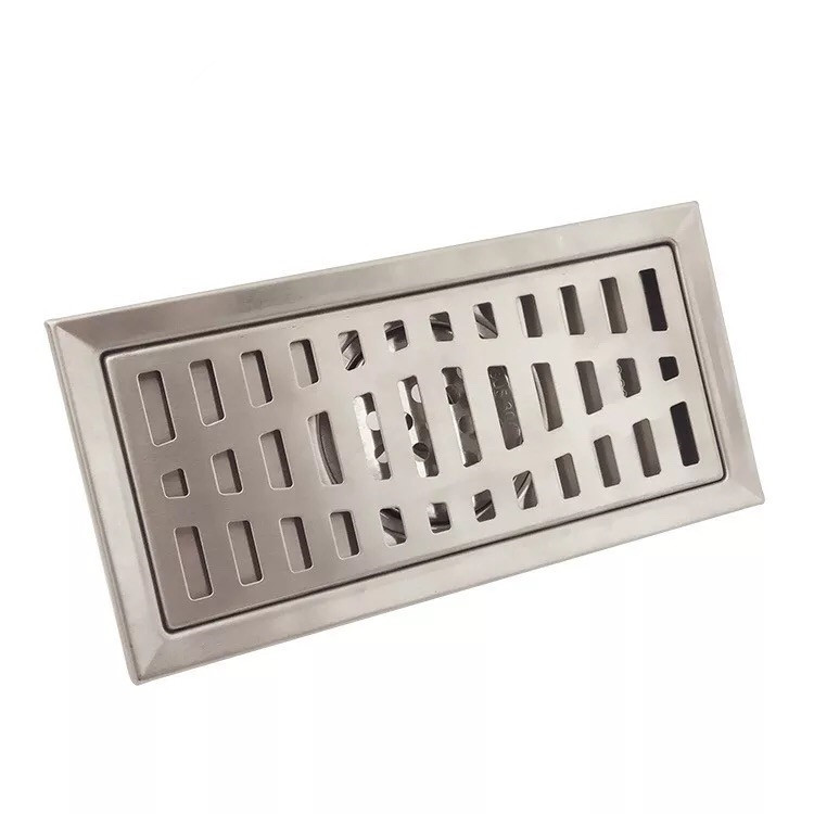 10*20长方形地漏 304不锈钢游泳池工程酒店卫生间快大排水地漏厂