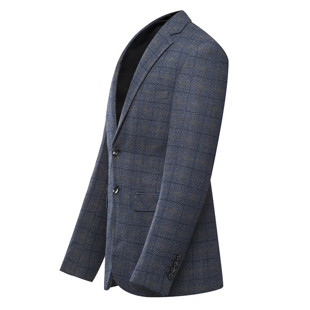 Men’s casual suit Fall new checked suit jacket Korean