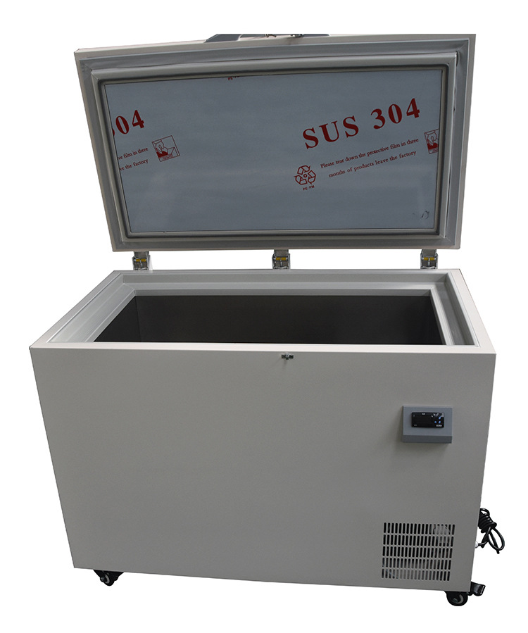 和利 220升冰柜卧式-40冷柜商用超低温冰箱-60金枪鱼超低温保存柜