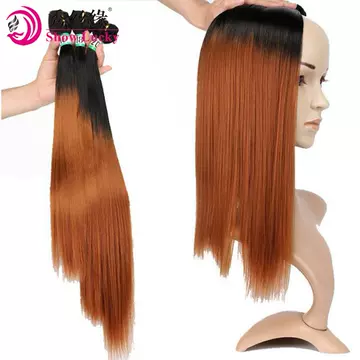 Synthetic hair straight two color three piece T1 / 30 - ShopShipShake