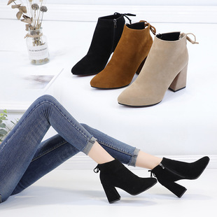 Bottes femme en Daim - Ref 3355176 Image 17