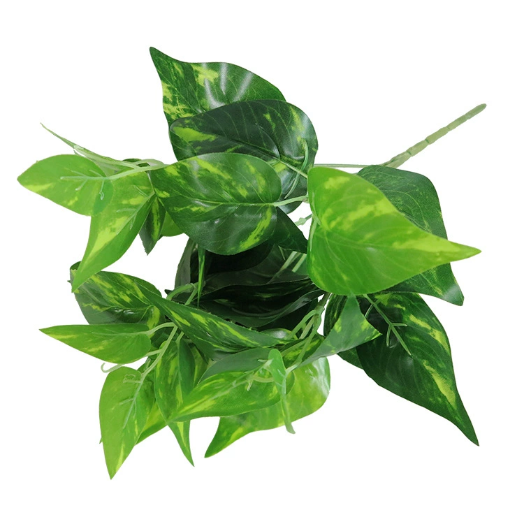 Трансграничная горячая Распродажа искусственный цветок поддельный зеленое растение домашняя гостиная Рабочий стол вечнозеленый сладкий картофель лист черепаха лист Горшечное растение